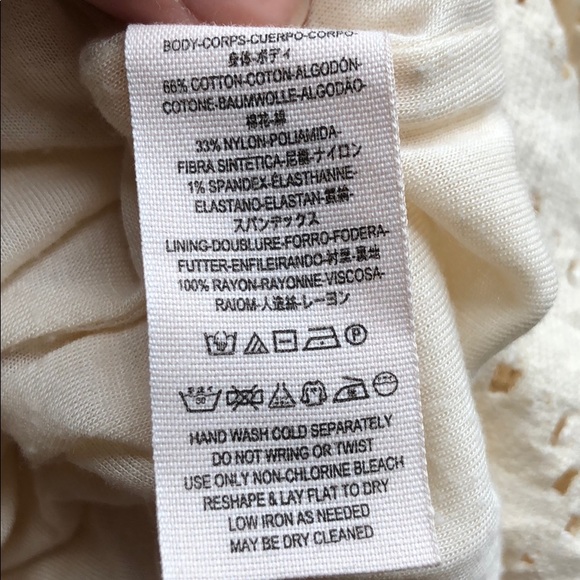 SOLD—-Free People cream mini dress - Picture 6 of 6